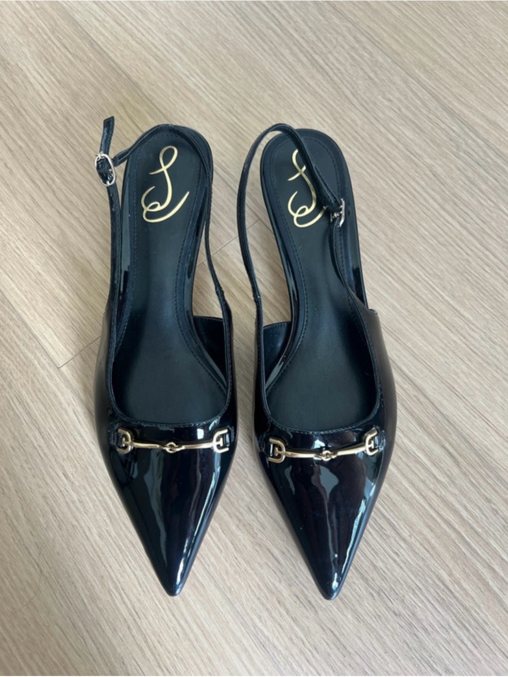 Sam Edelman Fitzgerald Slip On Slingback Kitten Heel